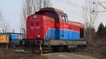 Diesellok 92-53-0-81-0704-2 der GFR im Abstellbahnhof Ploiesti am 13.01.2018