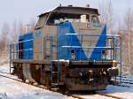 V104 Sally (MaK DH 1004) von der Rurtalbahn stand heute ...
