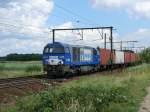 Rurtalbahn GmbH Die V204 der Rurtalbahn in Diensten von Trainsport unterwegs mit einem Containerzug von Antwerpen-Noord in Richtung Aachen-West. Hier aufgenommen am 17/07/2010 auf der Schleife in Ekeren.