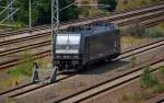 Rurtalbahn GmbH 185 564 der MRCE, vermietet an die Rurtalbahn, steht am 18.07.10 in Bitterfeld abgestellt.