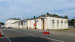 Bahnhof Царское Село (Zarskoje Selo) mit Nebengebäuden, bei St.