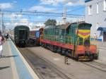 ChME3-2829 in Moskau Jaroslawler Bahnhof am 26.07.2008