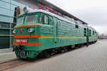 Elok ВЛ82-065, im Russischen Eisenbahnmuseum in St. Petersburg, 4.11.2017