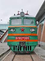 Elok ВЛ82-065, im Russischen Eisenbahnmuseum in St.