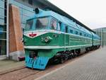 Diesellok ТГ102-169, im Russischen Eisenbahnmuseum in St.