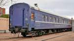 Museums-Waggon der Oktober-Eisenbahn im Russischen Eisenbahnmuseum in St.