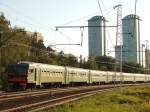 Electric train ER2 at Riga line, Moscow 11 Aug.