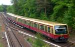S-Bahnlinie 75 nach S-Bahnhof Wartenberg im S-Bahnhof Olympiastadion.(24.5.2010)  ...