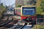 Berlin, 23.10.2010, S3 nach K�penick bei der Einfahrt in den ...