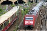 Berlin Gesundbrunnen, DB E-Lok ...  Claus Sch�nbrodt 19.08.2011