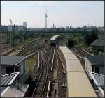 . Blick zum Fernsehturm ...  Gisela, Matthias und Jonas Frey 03.06.2012