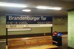 Berlin, 06.12.2009, S-Bahnhof Brandenburger ...  Reinhard Zabel 09.12.2009