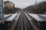 s-bahn-berlin-stationen Berlin, 06.12.2009, Blick auf den S-Bahnhof Julius-Leber-Br�cke (Berliner S-Bahnlinie S1)


