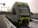 L�tschberger RABe 535 104 in Kerzers am 19. Dezember.  ...