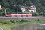 Ein S-Bahnzug Richtung Bad ...  Siegfried Hee 11.06.2016