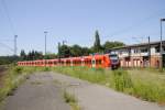 S-Bahn Hannover Zwei Triebwagen der S-Bahn Hannover lassen Lehrte am 17.05.2010.