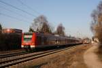 423 700-4 als S2 ...  Stephan M�ckel 15.03.2011