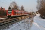 423 167-6 als S2 f�hrt am 11.02.12 in Poing der ...