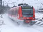 S-Bahn Rhein-Ruhr ET 422 050 verl�sst am 03.01.2010 den Hp Bochum-Ehrenfeld in Richtung Solingen.