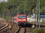 S-Bahn Rhein-Ruhr Seit dem Fahrplanwechsel Geschichte die S6 Verst�rker zwischen Ratingen Ost und Langenfeld. 143 247-5 mit ihrer x-Wagenganitur am 8.9.2009 kurz vor D�sseldorf Oberbilk.