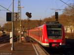 S-Bahn Rhein-Ruhr 422 060/560 verlie� zusammen mit 422 050/550 D�sseldorf-Zoo als S1 in Richtung Dortmund. 09.03.2010