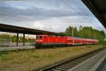 S-Bahn Rostock S-Bahn Rostock, Linie S1 Richtung Warnem�nde, aufgenommen am HP L�tten Klein, DR BR 243