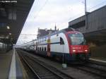 RABe 514 002-5 und ein weiterer DTZ stehen am 26.11.09 ...