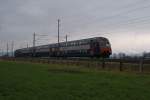 S-Bahn Zurich Eine S 2 befindet sich am 13.12.09 bei leider sehr miesem Wetter zwischen Reichenburg und Bilten.