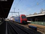 Re 450 046-8 Z�rich-Affoltern am 29.4.2010 in Schwerzenbach als Dienstzug, ...