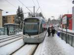 Saarbahn Auf diesem Foto ist die Saarbahn in Winterlicher Stimmung zu sehen. Das Foto habe ich auf dem Rastfuhl in Saarbr�cken gemacht. Die Aufnahme des Fotos war am 01.02.2010.