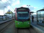 Hier ist die Saarbahn am Saarbrücker-Römerkastel zu sehen. Die Aufnahme ... Hier ist die Saarbahn am Saarbrücker-Römerkastel zu sehen. Die Aufnahme ...