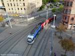 Saarbahn f�hrt Haltestelle Hauptbahnhof ...  Manfred11051965 05.11.2010