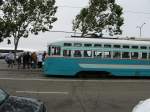 Ein Wagen Der Washingtoner Stra�enbahn der Linie F aufgenommen bei ...