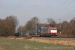 185 597-2 (Crossrail) f�hrt am 4. Februar 2012 um 13:20 ...
