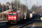 185 341-5 in Recklinghausen ...  Christian Sch�rmann 08.02.2012