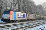 E 186 181-4 der SBB Cargo/Railpool in Ratingen-Lintorf am 26.01.2010 ...