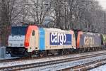 E 186 181-4 der SBB Cargo von Railpool in Ratingen-Lintorf ...