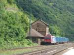 SBB Cargo mit Containerzug ...  patrik hamata 27.08.2010