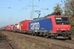 Die 482 006-4 zieht ...  Eric Otten 14.11.2011