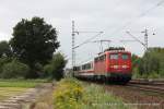 115 114-1 (DB) f�hrt ...  Philip Debes 31.07.2011