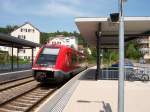 Nahverkehrszug R 26740 von Schaffhausen (Schweiz)nach Erzingen (Baden/Deutschland) auf dem ...