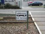 Ein RNV OEG Schild ...  Daniel Oster 25.01.2011