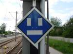Ein Schild des RNV ...  Daniel Oster 29.05.2011