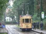 Die historische Tram Nr. 60 aus Frankfurt (Oder) am 29.8.2010 ...