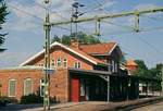 12. August 1996; Südschweden, der Bahnhof Trollhättan.