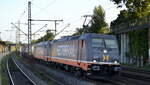 Hector Rail AB, Danderyd [S] mit der Doppeltraktion  241.001  Name: Kenobi (NVR:  91 74 6241 001-5 S-HCTOR )  +  241.010  Name: Yoda (NVR:  91 74 6241 010-6 S-HCTOR ) mit einem KLV-Zug am 08.09.21 Vorbeifahrt Bf. Hamburg-Harburg. 