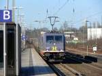 241.002 der Hector Rail bei der Durchfahrt in Recklinghausen am 18.3.2009