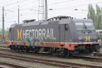 HECTORRAIL 241.006  Clarissian  stand am 29.4.12 abgestellt in Krefeld Hbf.