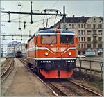 Ein altes Bild aus dem Fährhafen Bahnhof von Helsingborg.