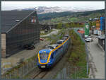 Die Skisaison ist am 23.05.2023 in Åre vorbei, aber auf den Bergen finden sich noch Schneereste.